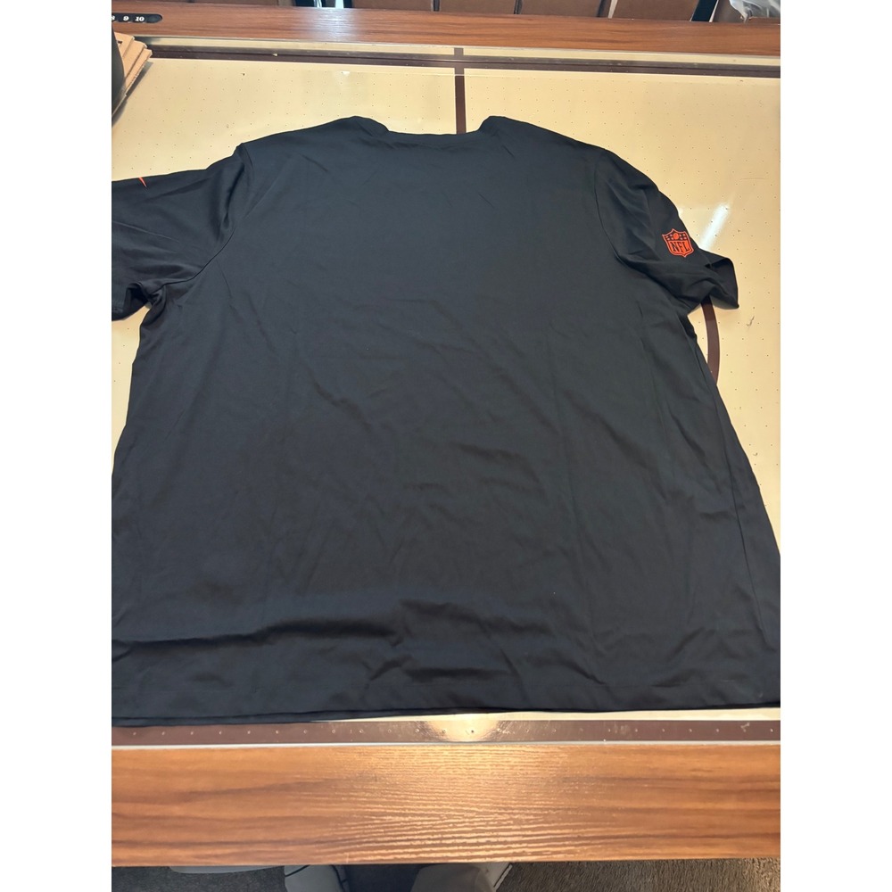 1040 Nike Cincinnati Bengals Dri-FIT Team Issue Cotton SST Black Mens 4XL NEW - Picture 6 of 6